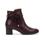 Pikolinos Heeled Boots Red, Dam