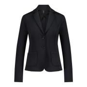 Marc Cain Stretchjersey Blazer Black, Dam