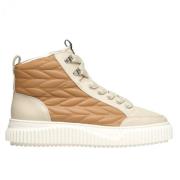 Voile Blanche Carthy Clean Squasky Cream Sneakers Brown, Dam