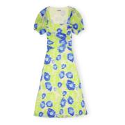 Ganni Midi Dresses Green, Dam