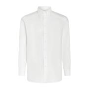 Etro Pegaso Motiv Bomullsskjorta White, Herr