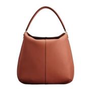 Tod's Brun Läder Toteväska Brown, Dam