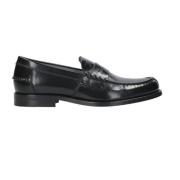 Tod's Svarta Lädersandaler med Tods Monogram Black, Dam