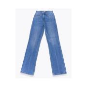 Tory Burch Kliska Blå Straight Jeans Blue, Dam