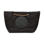 Tory Burch Svart Puffy Chain Tote Väska Black, Dam