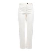 Patrizia Pepe Högmidjade Slim-fit Jeans Beige, Dam