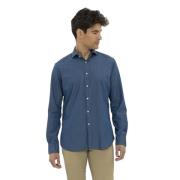 Xacus Denim Shirts Blue, Herr