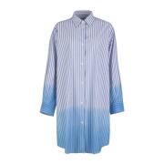Marni Clear Blue Iris Skjortklänning Blue, Dam