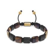 Nialaya Bracelets Black, Herr