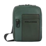 Piquadro Shoulder Bags Green, Herr