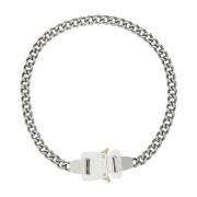 1017 Alyx 9SM Silvermetallhalsband Gray, Dam