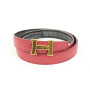 Hermès Vintage Bälte som är begagnat Red, Dam