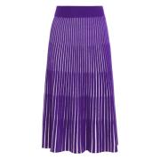 Lisa Yang Midi Skirts Purple, Dam
