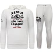 Local Fanatic Träningsoverall Narcos University - 11-6464W White, Herr