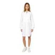 Zadig & Voltaire Vit Rhebe Skjortklänning med knappstängning White, Da...