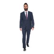 Canali Suit with 2 buttons Blue, Herr