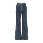 Re/Done Flared Jeans Blue, Dam