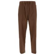 Laneus Tapered Trousers Brown, Herr
