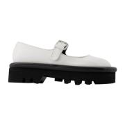 JW Anderson Chunky Ballerinaskor i Blanc White, Dam