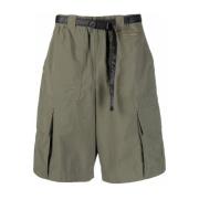 Off White Långa shorts Green, Herr