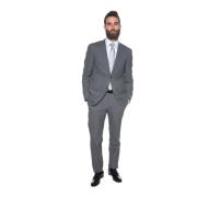 Canali Suit with 2 buttons Gray, Herr