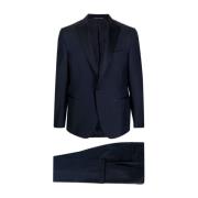 Canali Suits Blue, Herr