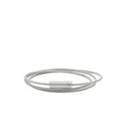 Le Gramme Trippelkabel armband 925 silver Gray, Herr