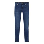 Liu Jo Slim 7/8 Jeans i bomull och lyocellblandning Blue, Dam