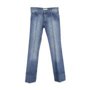Yves Saint Laurent Vintage Pre-owned Bomull jeans Blue, Dam
