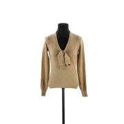 Dolce & Gabbana Pre-owned Pre-owned Wool tops Beige, Dam