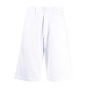 Raf Simons Vita knälånga denimshorts White, Herr