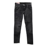 Acne Studios Pre-owned Pre-owned Bomull jeans Black, Dam