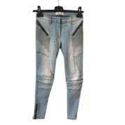 Balmain Pre-owned Pre-owned Denim jeans Blue, Dam