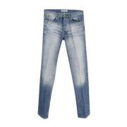 Saint Laurent Vintage Pre-owned Bomull jeans Blue, Dam