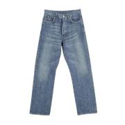 Gucci Vintage Pre-owned Bomull jeans Blue, Dam