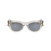 Saint Laurent Stiliga solglasögon för modeframåt kvinnor Gray, Dam