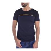 Goldenim paris Tvåfärgad T-shirt - Les Bleus Blue, Herr