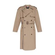 Balenciaga Double-breasted trench coat Beige, Dam