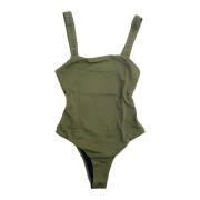 Dsquared2 Splash Ettstycksbadkläder för Kvinnor Green, Dam