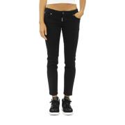 Dsquared2 Jennifer Cropped Skinny Jeans Black, Dam