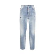 Dsquared2 Stiliga Loose-Fit Jeans Blue, Dam