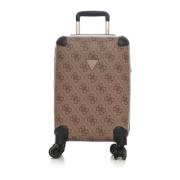 Guess Multifunktionell 4-hjulig Trolley Brown, Dam