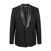 John Richmond Lyxig Ullblandning Blazer Black, Herr