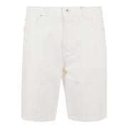 Kenzo Herr Denim Bermuda Shorts White, Herr