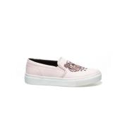 Kenzo Faded Pink Tiger Slip-On Skate Skor Pink, Dam