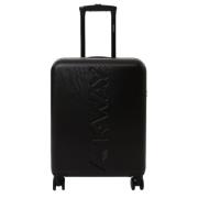 K-Way Trendig Maxi Logo Cabin Bag för Män Black, Herr