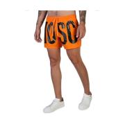 Moschino Stilfull enfärgad badkläder för män Orange, Herr