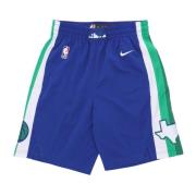 Nike NBA City Edition Dri-Fit Swingman Shorts Blue, Herr