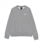 Nike Essential Fleece Crewneck Sweatshirt Gray, Dam