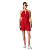Pepe Jeans Maxi Dresses Red, Dam